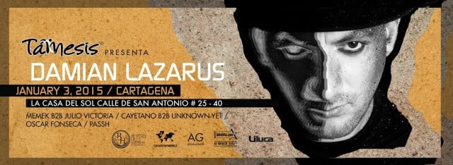 Profile: Damian Lazarus ( Éste  Sábado 3 de Enero en LA CASA DEL SOL Cartagena )