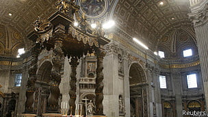 Interior de la Basílica de San Pedro