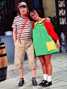 El 'Chavo del 8' y la 'Chilindrina'.