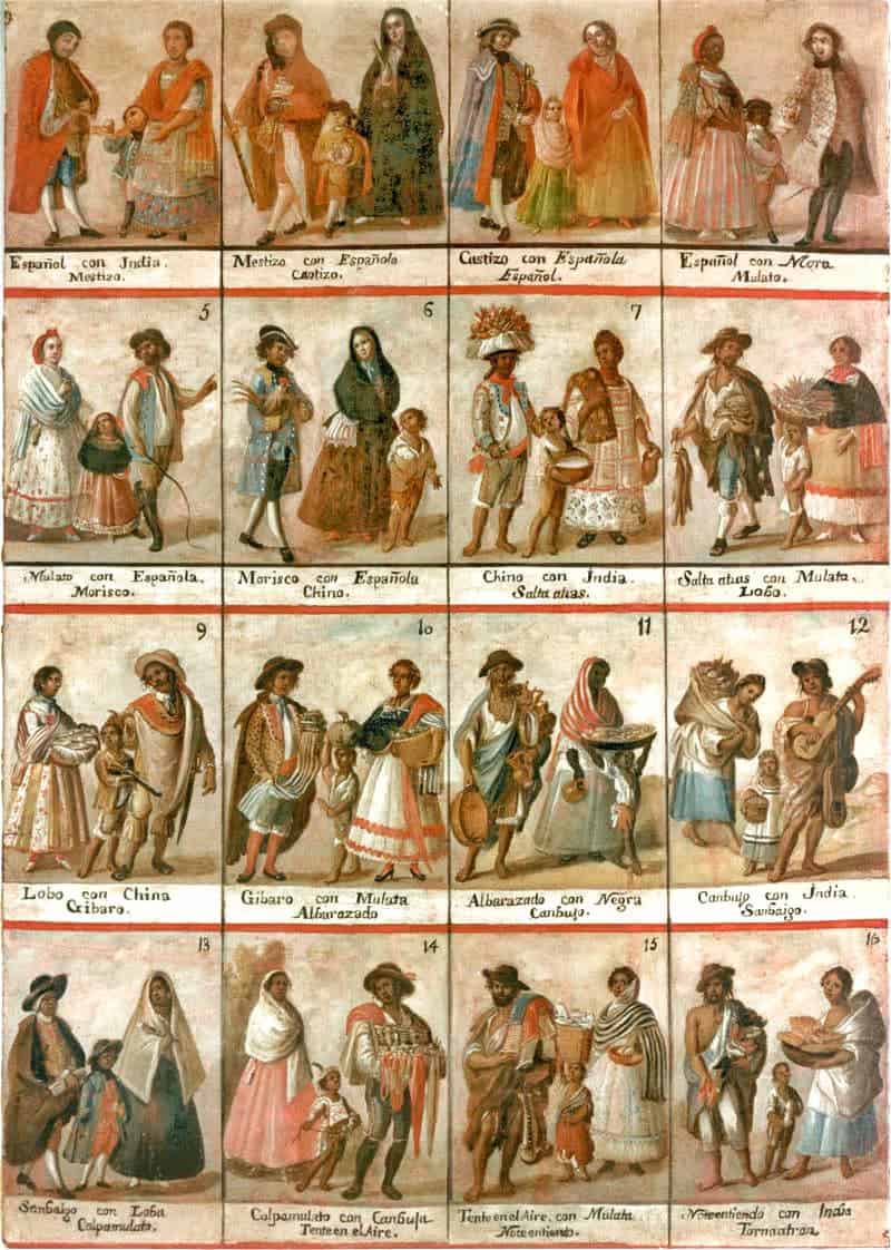 Criollos, mestizos, mulatos o saltapatrás: cómo surgió el gobierno racista en América