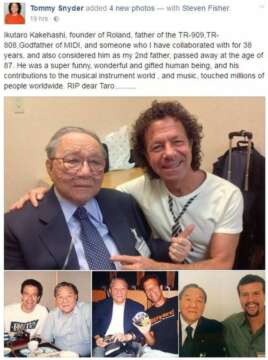 Muere Ikutaro Kakehashi, el fundador de Roland cuyos teclados y cajas de ritmos evolucionaron la música para siempre