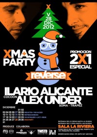 Alex Under e Ilario Alicante celebran la Navidad en Reverse