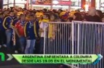 Por lo menos cinco mil colombianos no pudieron ingresar al estadio Monumental
