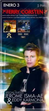 Comunicado traslado evento Ferry Corsten en Cartagena