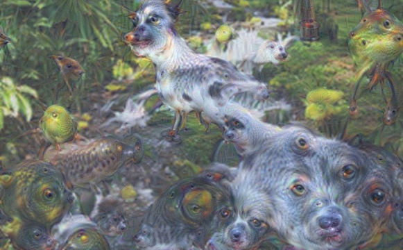 the-majority-of-the-ai-networks-were-trained-with-images-of-animals-one-ai-network-populated-an-image-of-a-waterfall-with-dogs-birds-pigs-and-goats